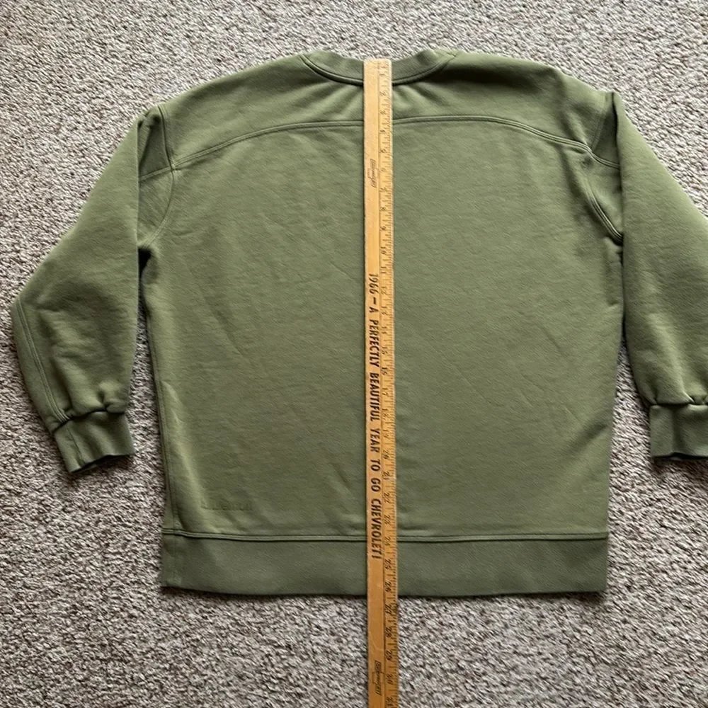 Lululemon Women’s Green Oversize Crew Neck Sweatshirt